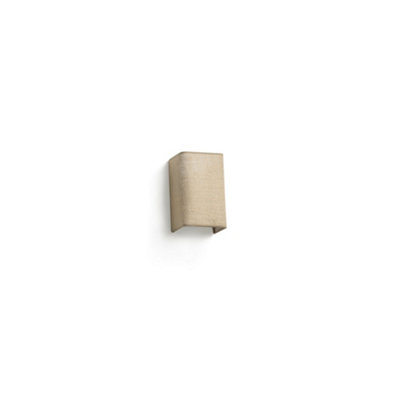 Luminosa Lighting White Luminosa Otton Rectangle Jute Up Down Wall Lamp Vertical 20Cm