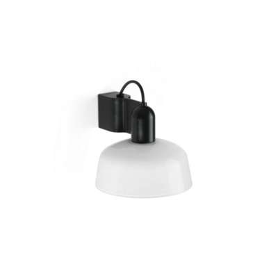 Luminosa Lighting Luminosa Tatawin White Dome Wall Lamp from B&Q