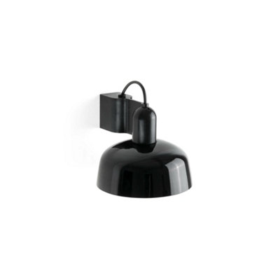 Luminosa Lighting Luminosa Tatawin Black Dome Wall Lamp from B&Q