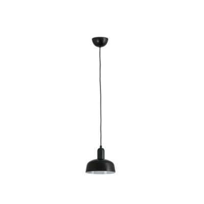Luminosa Lighting Luminosa Tatawin Small Black Dome Pendant Lamp from B&Q