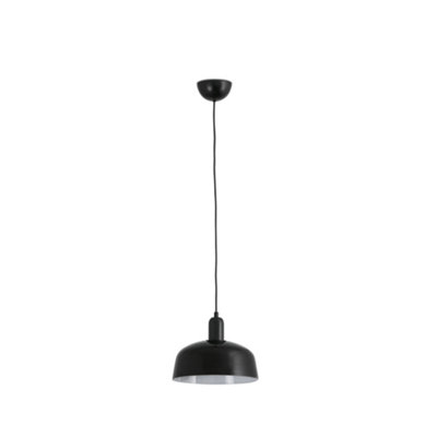 Luminosa Lighting Luminosa Tatawin Medium Black Dome Pendant Lamp from B&Q