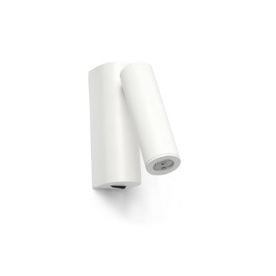 Luminosa Lighting Luminosa Rob White Wall Lamp Reader 3W 3000K from B&Q