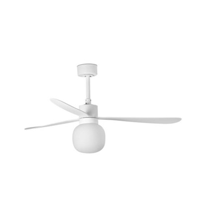 B&Q -  Luminosa Amelia 132Cm Ceiling Fan Led Globe White
