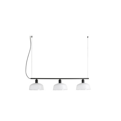 B&Q -  Luminosa Tatawin Medium White Linear Bar Pendant Lamp