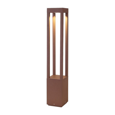 Luminosa Lighting Luminosa Agra 65Cm Outdoor Bollard Brown 2700K Ip55 from B&Q