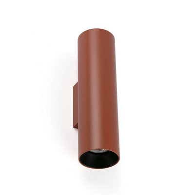 Luminosa Lighting Luminosa Stan Up & Down Wall Lamp Terracotta from B&Q