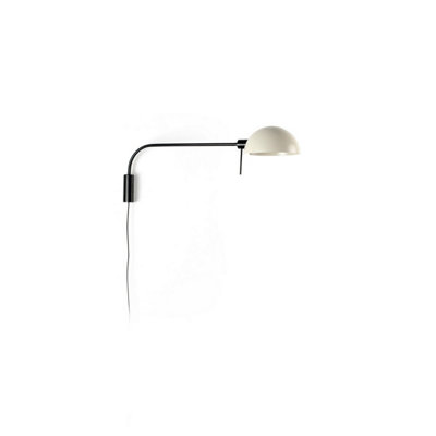 Luminosa Lighting Luminosa Dominica Extra Large Dome Wall Lamp Beige from B&Q