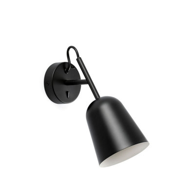 Luminosa Lighting Luminosa Studio Single Spotlight Matt Black from B&Q