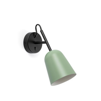 B&Q -  Luminosa Studio Single Spotlight Matt Green