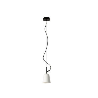 Luminosa Lighting Luminosa Studio 11Cm Dome Pendant Ceiling Light Matt White from B&Q