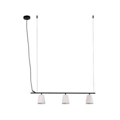 Luminosa Lighting Luminosa Studio 3 Light Bar Pendant Ceiling Light Matt White from B&Q