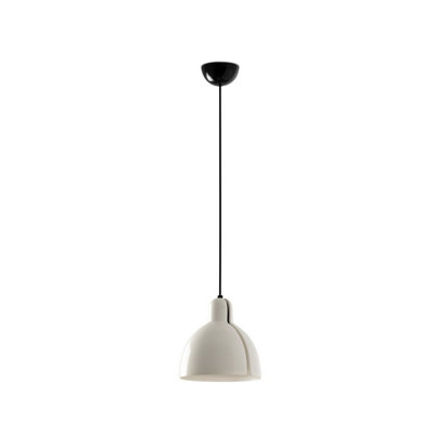 Luminosa Lighting Luminosa Venice 20Cm Dome Pendant Ceiling Light White from B&Q