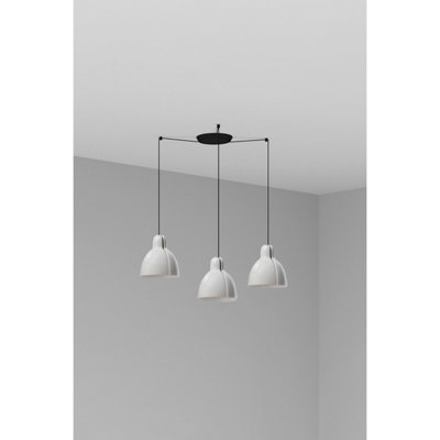 Luminosa Lighting Luminosa Venice 3 Light Cluster Pendant Ceiling Light White from B&Q
