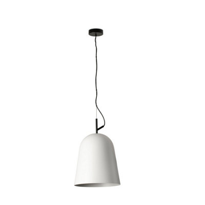 Luminosa Lighting Luminosa Studio 29Cm Dome Pendant Ceiling Light White from B&Q