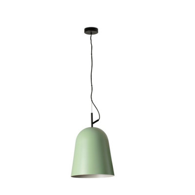 Luminosa Lighting Luminosa Studio 29Cm Dome Pendant Ceiling Light Green from B&Q