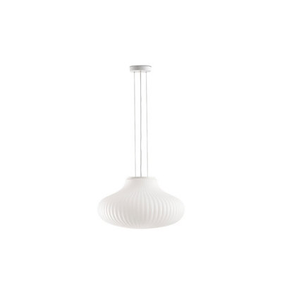 Luminosa Lighting Luminosa Isabelle 50Cm Globe Pendant Ceiling Light Matt White from B&Q