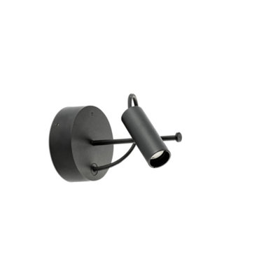 Luminosa Lighting Luminosa Clap Outdoor Spotlight Black Ip65 3000K from B&Q