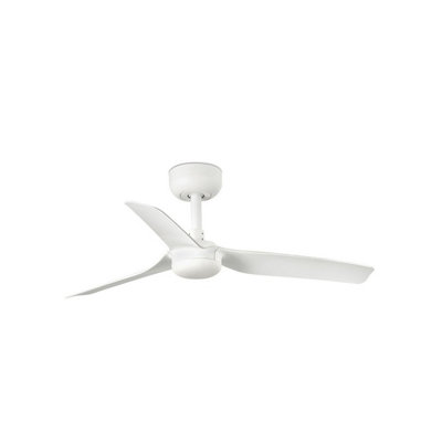 Luminosa Lighting Luminosa Mini Punt Small Dc Ceiling Fan 6 Speed White
