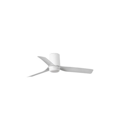 Luminosa Lighting White Luminosa Mini Punt Tub Dc Ceiling Fan 6 Speed Small