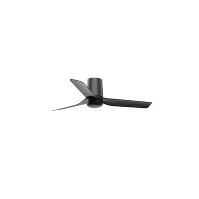 Luminosa Lighting Black Luminosa Mini Punt Tub Dc Ceiling Fan 6 Speed Small