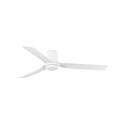 B&Q -  Luminosa Punt Tub Medium White Dc Ceiling Fan 6 Speed
