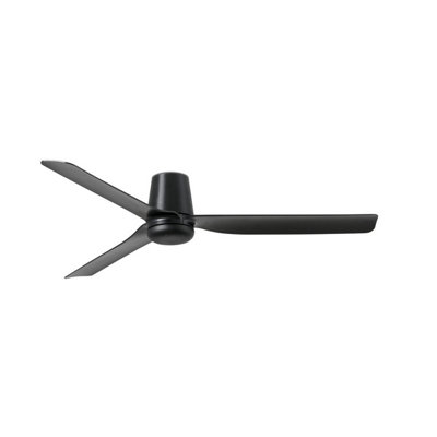 Luminosa Lighting Black Luminosa Punt Tub Dc Ceiling Fan 6 Speed Medium