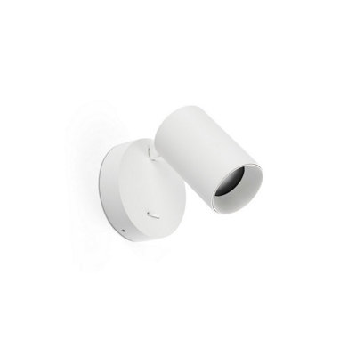 Luminosa Lighting Luminosa Stan Single Spotlight Matt White from B&Q