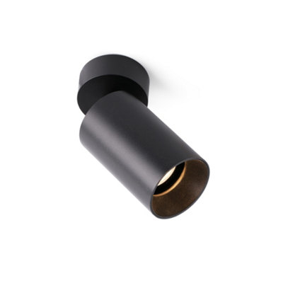 Luminosa Lighting Luminosa Stan Reading Wall Light Matt Black 3000K from B&Q