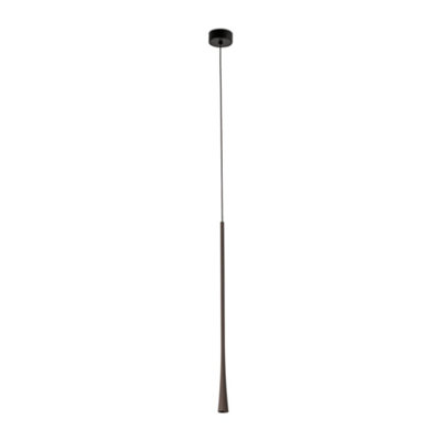 Luminosa Lighting Luminosa Diana 60 Integrated Led Pendant Ceiling Light Dark Brown 2700K from B&Q