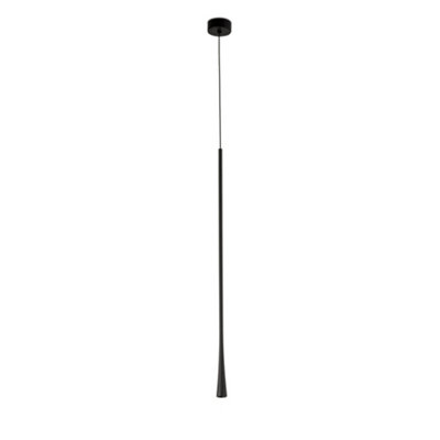 Luminosa Lighting Luminosa Diana 80 Integrated Led Pendant Ceiling Light Black 2700K from B&Q