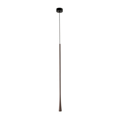 Luminosa Lighting Luminosa Diana 80 Integrated Led Pendant Ceiling Light Dark Brown 2700K from B&Q
