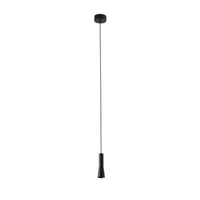 Luminosa Lighting Luminosa Nina Integrated Led Pendant Ceiling Light Black 2700K from B&Q