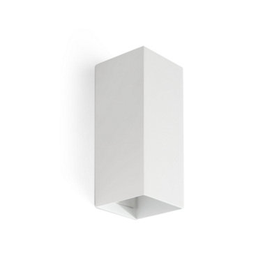 Luminosa Lighting Luminosa Lune Square Up & Down Wall Lamp White 2X Gu10 from B&Q