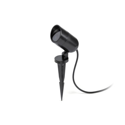 Luminosa Lighting Luminosa Luca Outdoor Spike Black Gu10 Ip65 from B&Q