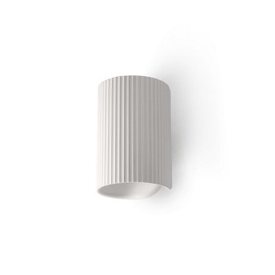 Luminosa Lighting Luminosa Trama Plaster Wall Lamp White 1X E14 from B&Q