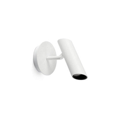 Luminosa Lighting Luminosa Leo Single Spotlight Matt White 2700K from B&Q