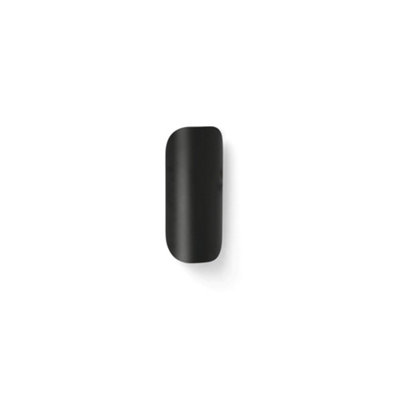 Luminosa Lighting Luminosa Novo 25Cm Flush Wall Lamp Matt Black 2700K from B&Q