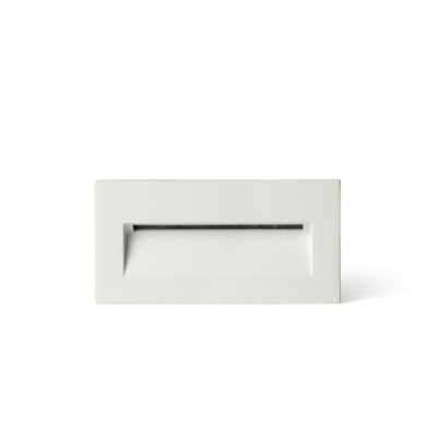 Luminosa Lighting Luminosa Mani Outdoor Recessed Wall Lamp White Ip65 2200/ 2700/ 3200/ 4000K from B&Q