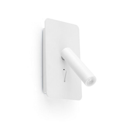 Luminosa Lighting Luminosa Suau Usb C Reading Wall Light Matt White 3000K from B&Q