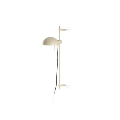 Luminosa Lighting Luminosa Matilda Adjustable Dome Wall Lamp Beige 1X E14 from B&Q