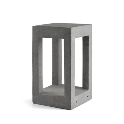 Luminosa Lighting Luminosa Pilo Outdoor Pedestal Light Concrete Ip65 2700K from B&Q