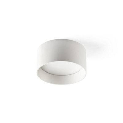 Luminosa Lighting Luminosa Mizu 15W Surface Mounted Downlight Black Matt White 2700K from B&Q