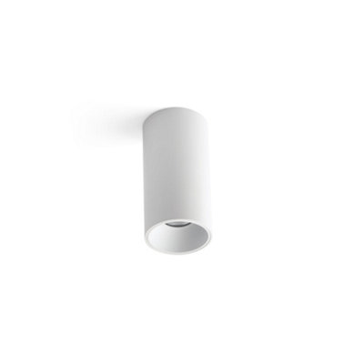 Luminosa Lighting Luminosa Rol 15W Surface Mounted Downlight Black Matt White 2700K from B&Q