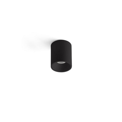 Luminosa Lighting Luminosa Rol 9W Surface Mounted Downlight Black Matt Black 2700K from B&Q