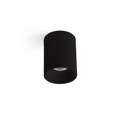Luminosa Lighting Luminosa Rol 30W Surface Mounted Downlight Black Matt Black 2700K from B&Q