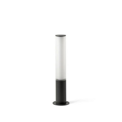 Luminosa Lighting Luminosa Tura 65Cm Outdoor Bollard Dark Grey Ip65 3000K from B&Q