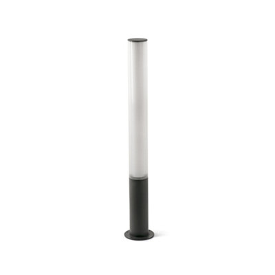 Luminosa Lighting Luminosa Tura 105Cm Outdoor Bollard Dark Grey Ip65 3000K from B&Q