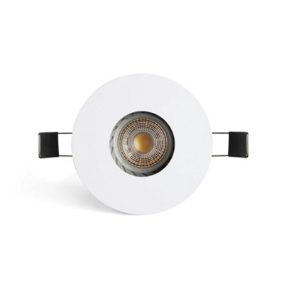 Luminosa Lighting Luminosa Niva Pinhole Recessed Downlight White Gu10 from B&Q