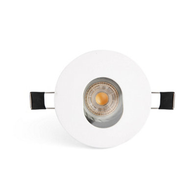 Luminosa Lighting Luminosa Niva Orientable Pinhole Outdoor Recessed Downlight White Gu10 Ip65 from B&Q