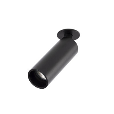 B&Q -  Luminosa Stan Slim Recessed Downlight Black Gu10